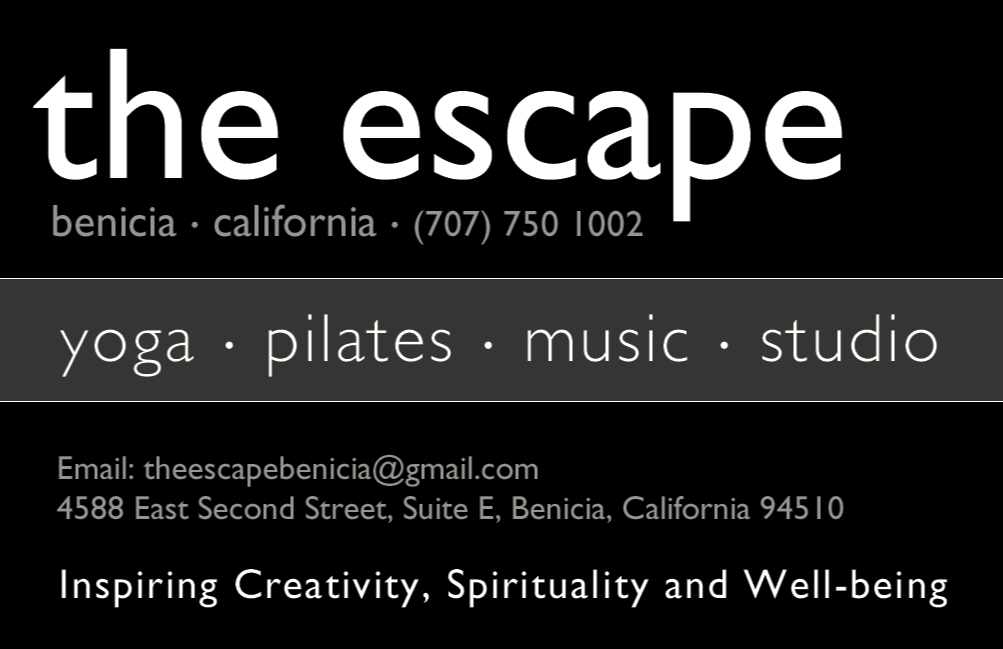 The Escape Yoga, pilates and music Studio Benicia California